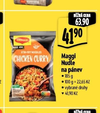 Maggi Nudle na pánev