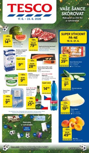 akční leták Tesco 17.6.2026-23.6.2026