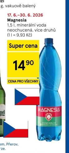 Magnesia minerální voda