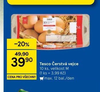 Tesco Čerstvá vejce