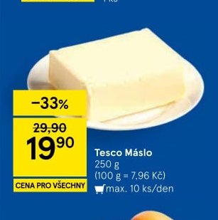 Tesco Máslo