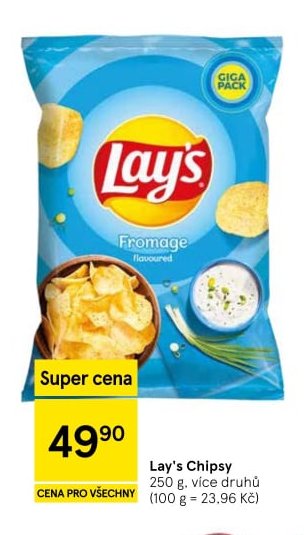Lay's Chipsy 250 g, více druhů