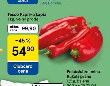 Tesco Paprika kapia