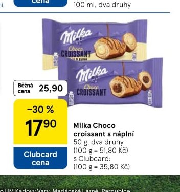 Milka Choco croissant s náplní