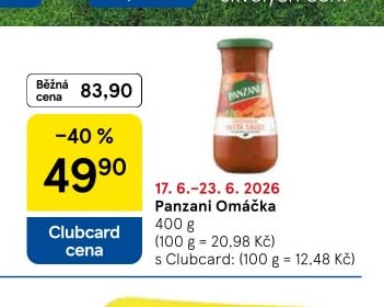 Panzani Omáčka