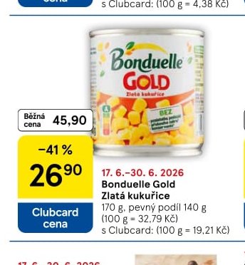 Bonduelle Gold Zlatá kukuřice