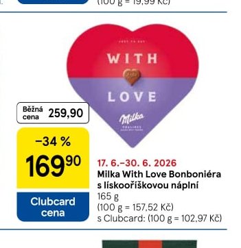 Milka With Love Bonboniéra