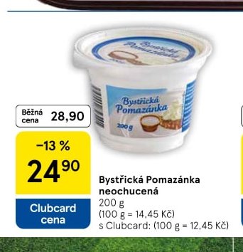 Bystřická Pomazánka neochucená
