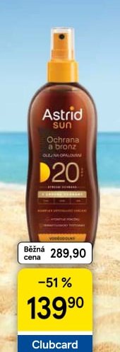 Astrid Sun Ochrana a bronz olej na opalování SPF20 200 ml