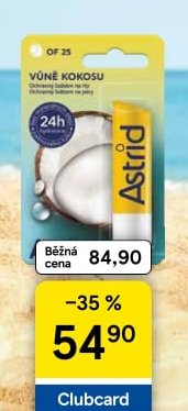 Astrid Ochranný balzám na rty s SPF25 4,8 g