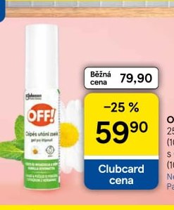 Off! Gel po štípnutí 25 ml