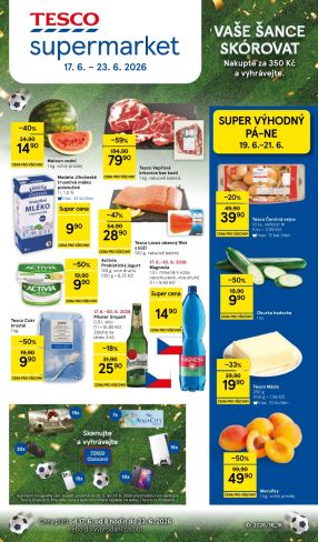 akční leták Tesco 17.6.2026-23.6.2026