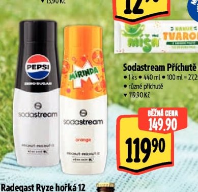 Sodastream Příchutě