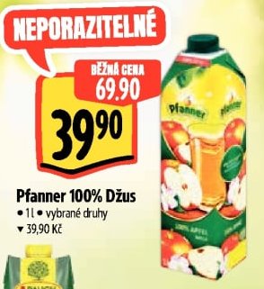 Pfanner 100% Džus