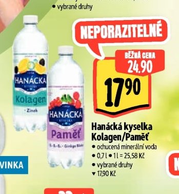 Hanácká kyselka Kolagen/Paměť