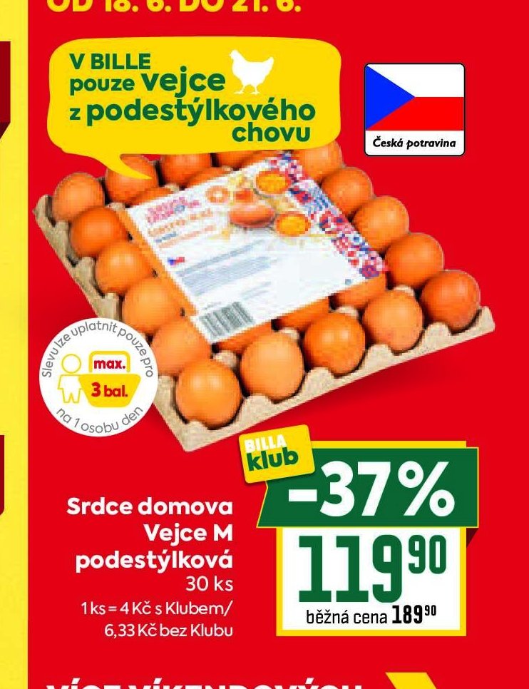 Srdce domova Vejce M podestýlková