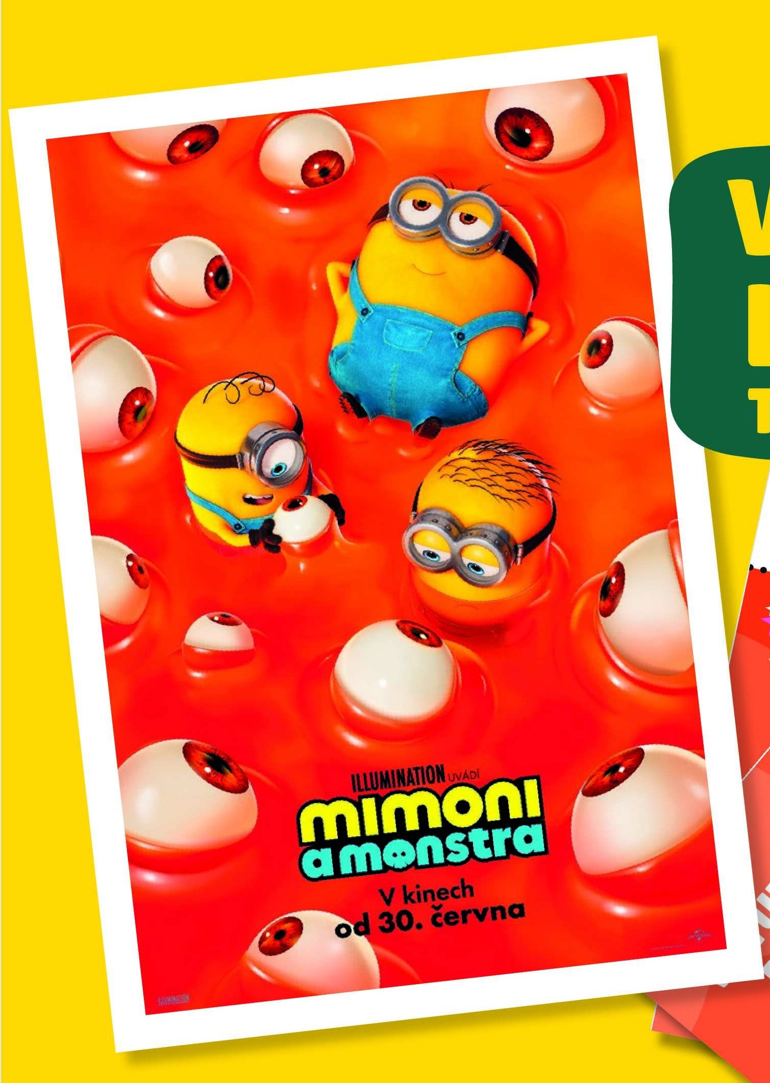 Plakát k filmu Mimoni a monstra