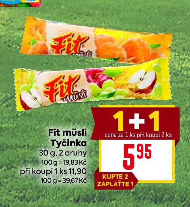 Fit müsli Tyčinka