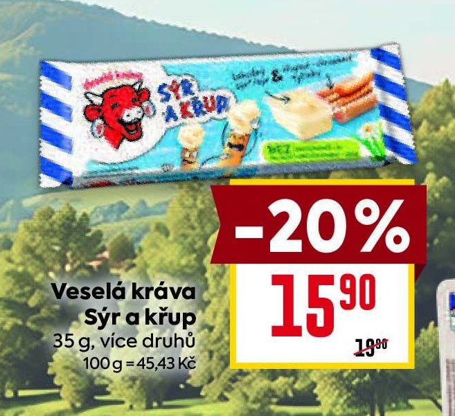 Veselá kráva Sýr a křup