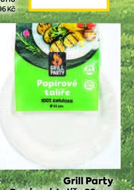 Grill Party Papírové talíře 23 cm
