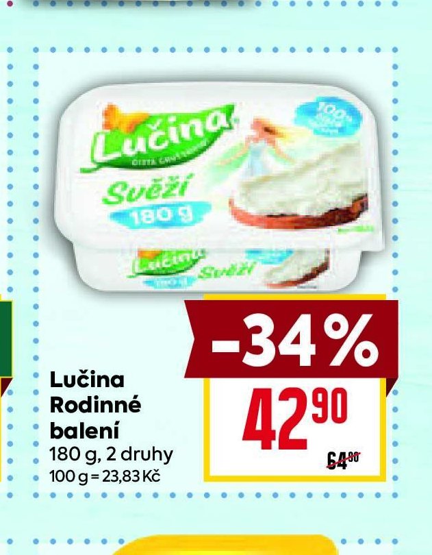 Lučina Rodinné balení 180 g
