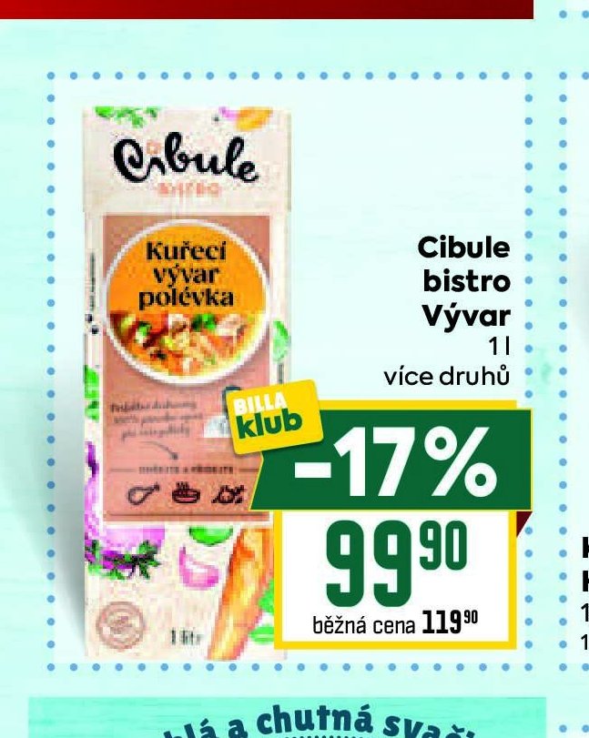 Cibule bistro Vývar 1 l