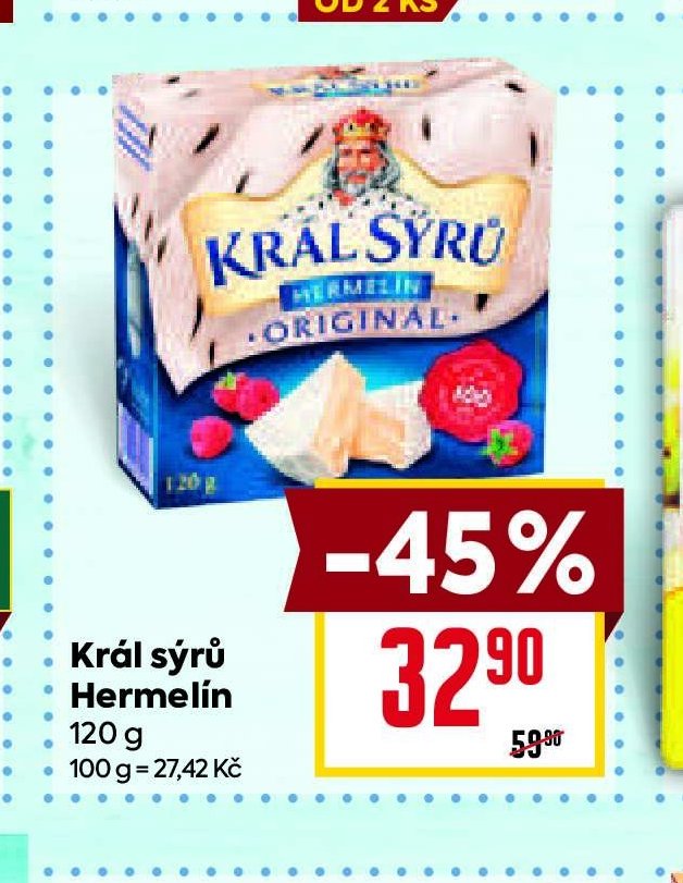 Král sýrů Hermelín 120 g