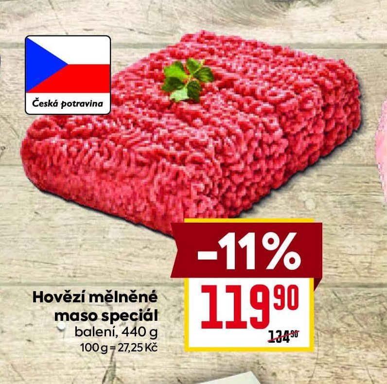 Hovězí mělněné maso speciál
