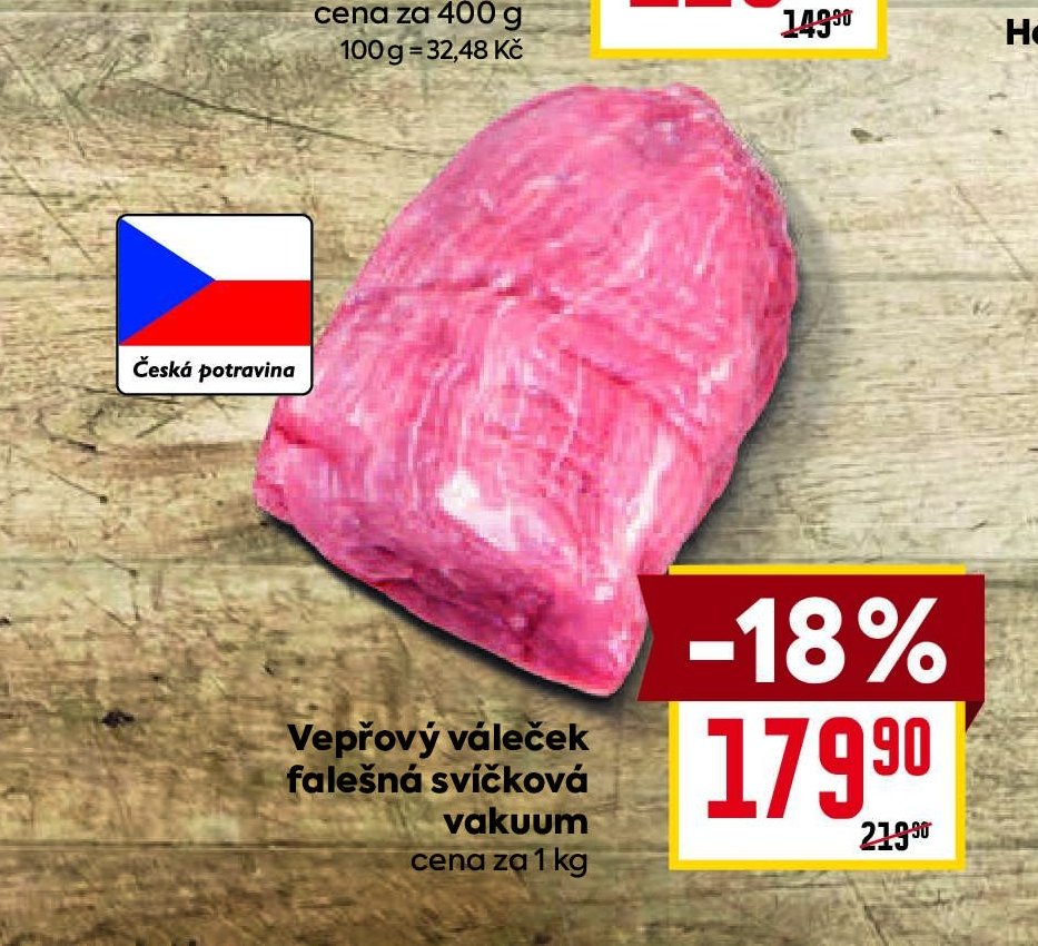 Vepřový váleček falešná svíčková