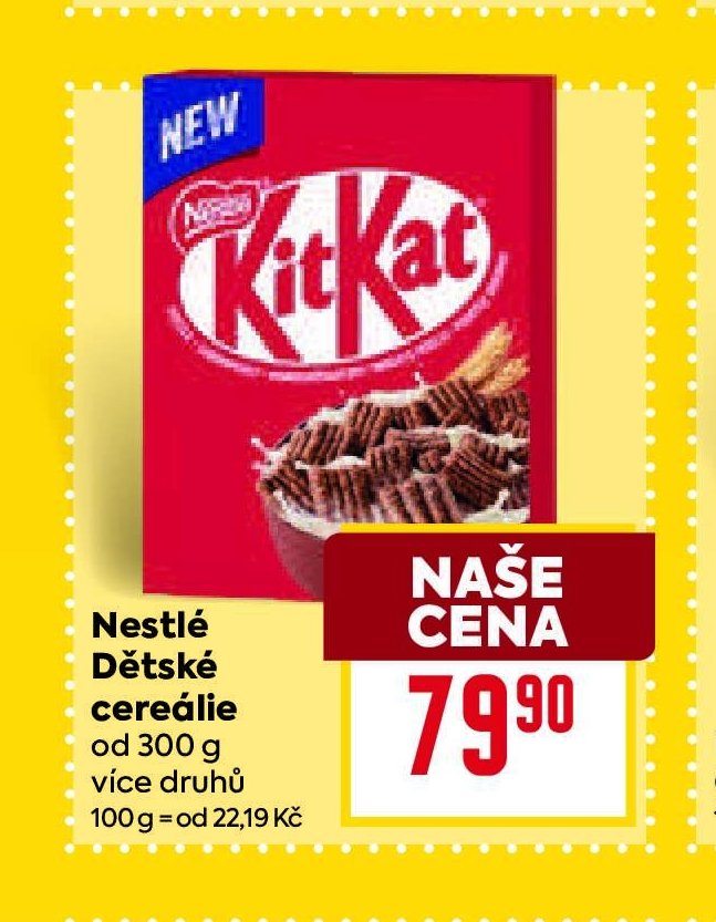 Nestlé Dětské cereálie