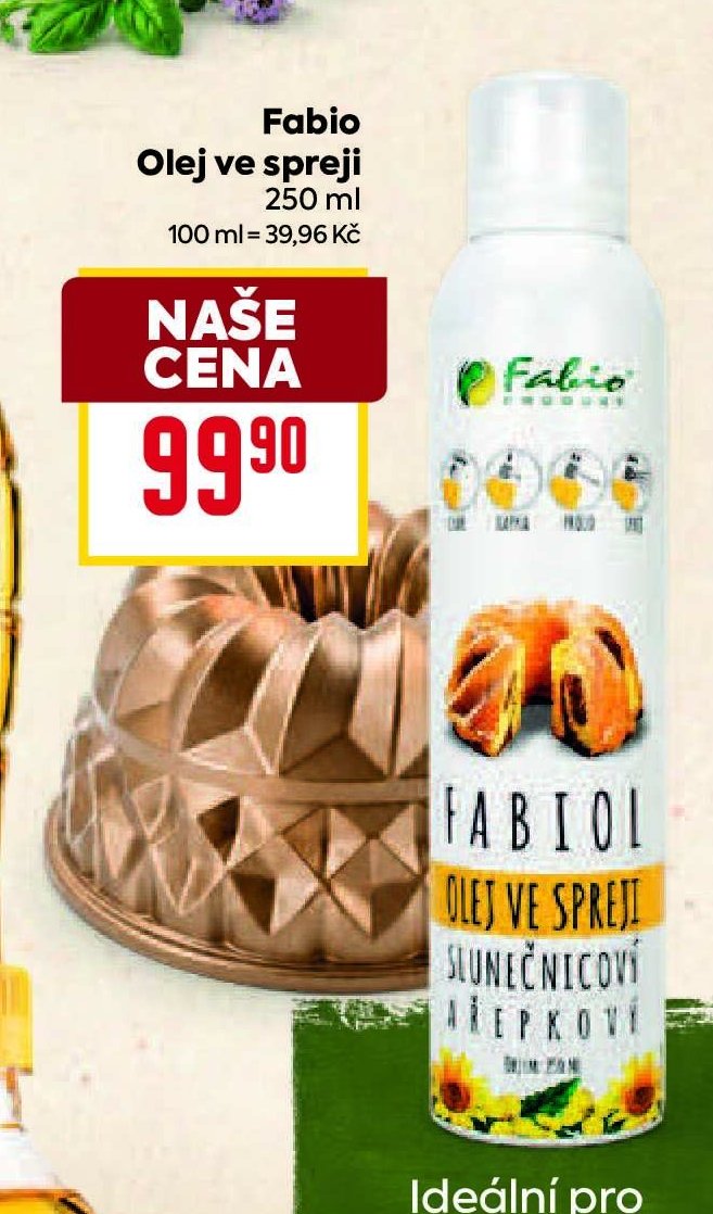 Fabiol olej ve spreji slunečnicový