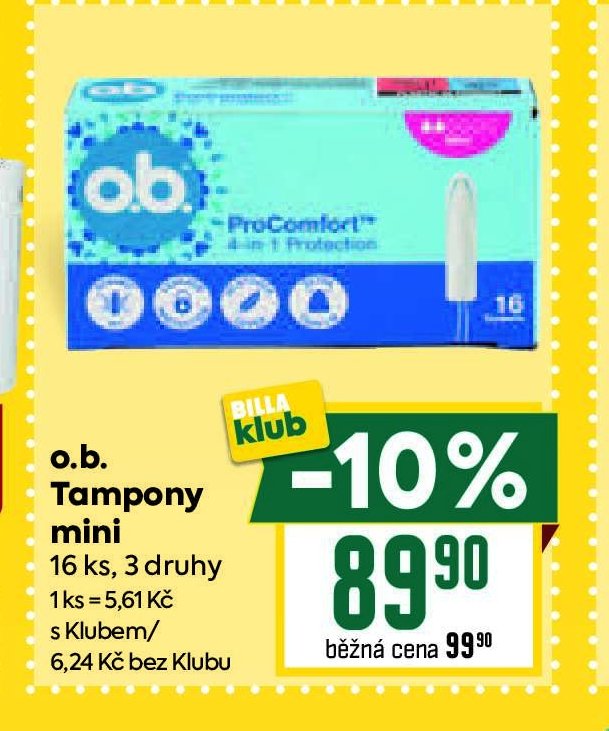 o.b. Tampony mini
