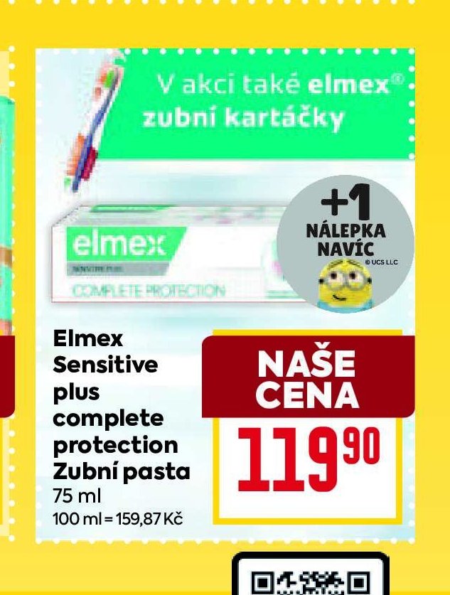 Elmex Sensitive plus complete protection Zubní pasta