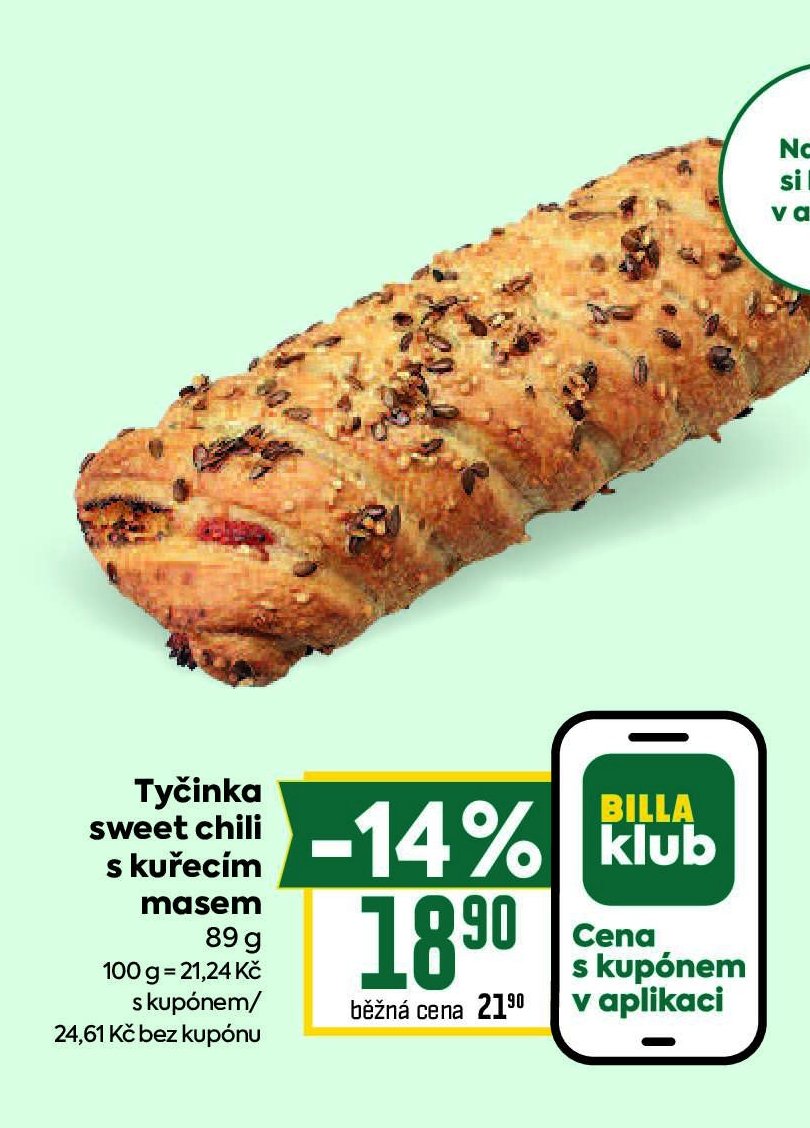 Tyčinka sweet chili s kuřecím masem