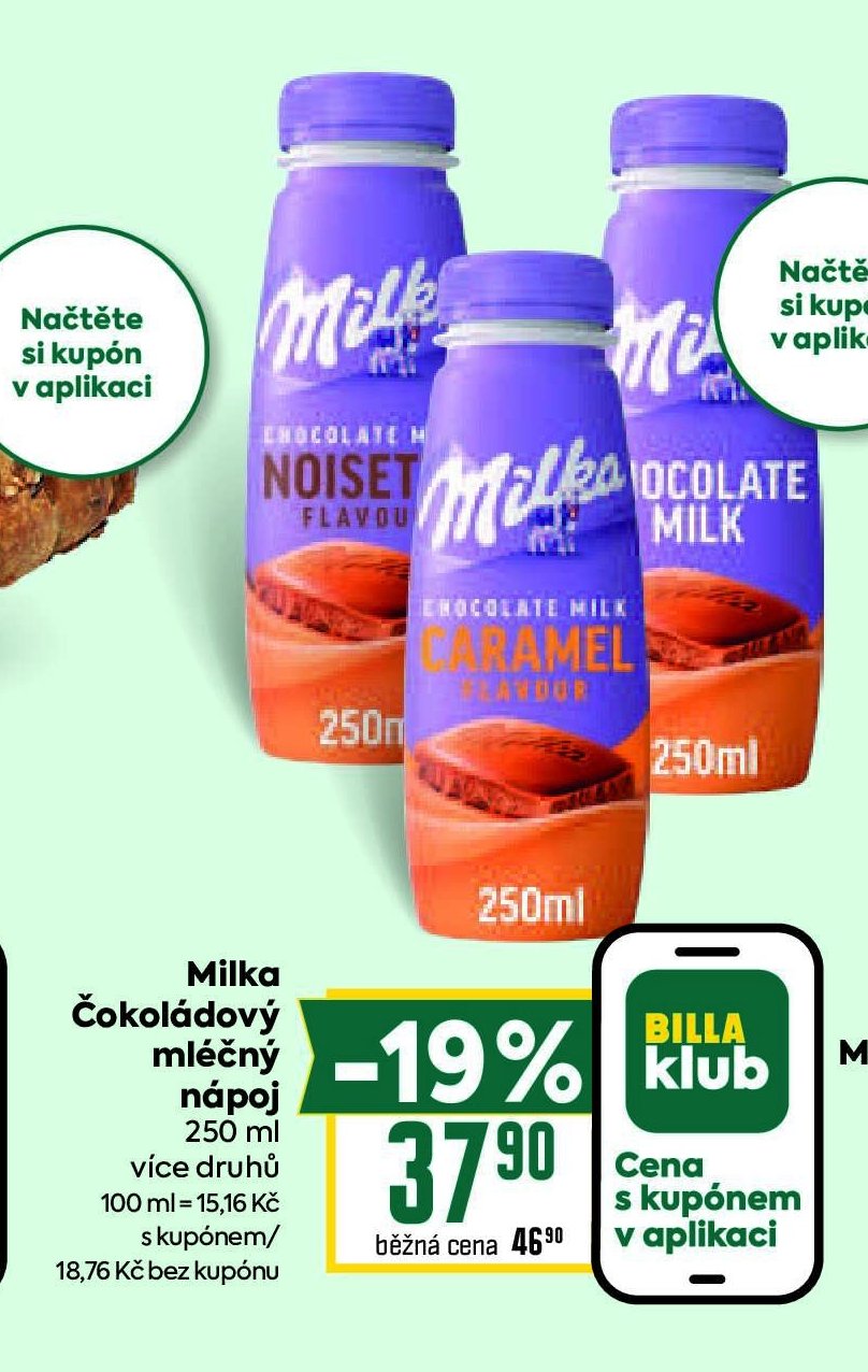 Milka čokoládový mléčný nápoj