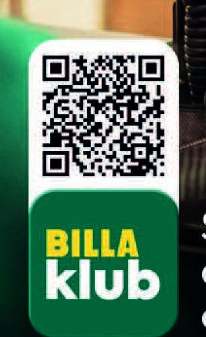 Billa aplikace QR kód