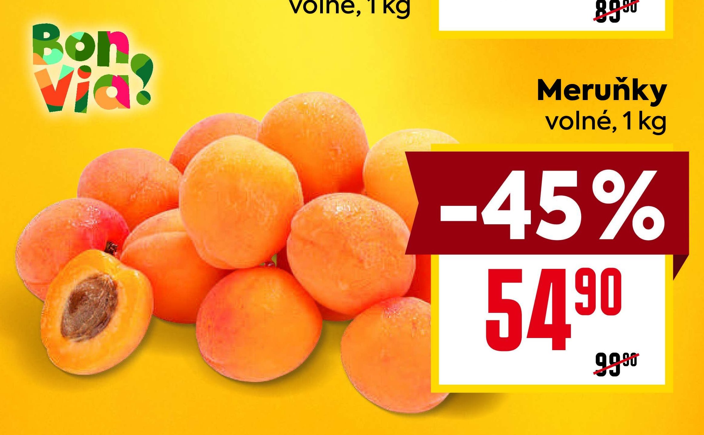 Meruňky volné, 1 kg