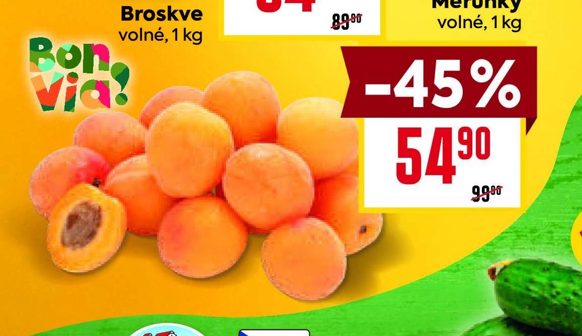 Meruňky volné, 1 kg