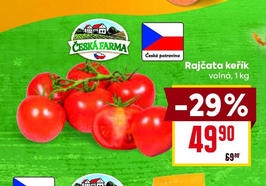 Rajčata keřík volná, 1 kg