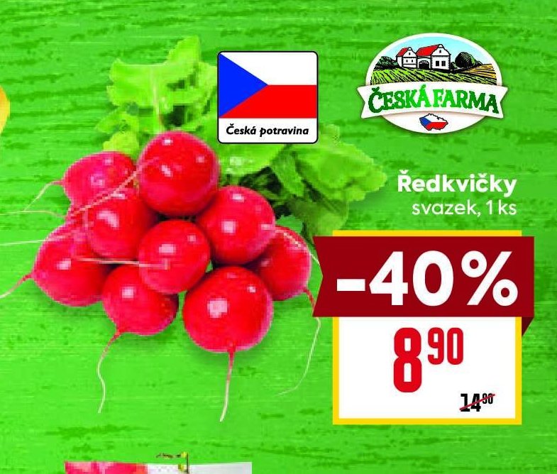 Ředkvičky svazek, 1 ks