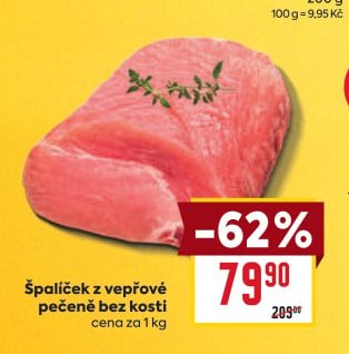 Špalíček z vepřové pečeně bez kosti