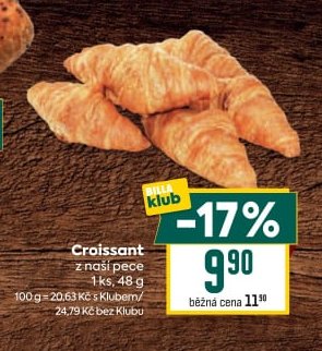 Croissant z naší pece