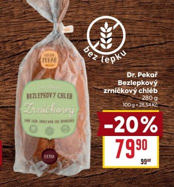 Dr. Pekař Bezlepkový zrníčkový chléb