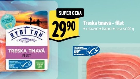 Treska tmavá - filet