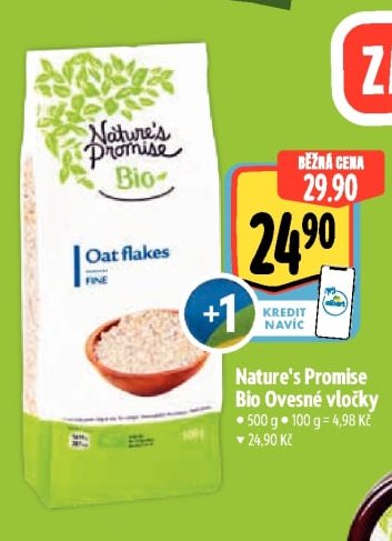 Nature's Promise Bio Ovesné vločky