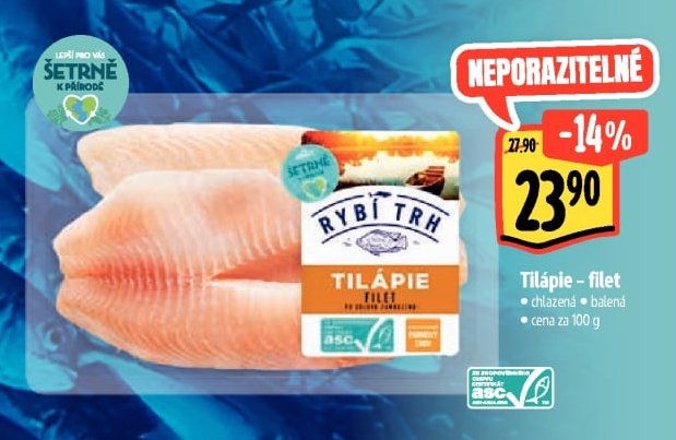 Tilápie - filet