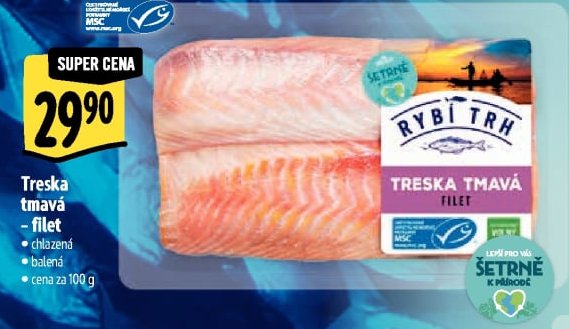 Treska tmavá - filet
