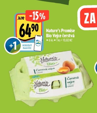 Nature's Promise Bio Vejce čerstvá