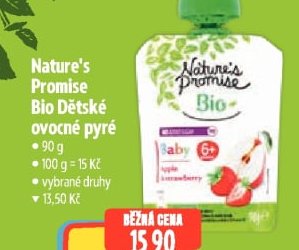 Nature's Promise Bio Dětské ovocné pyré