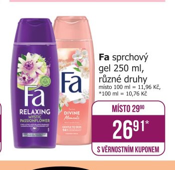 Fa sprchový gel 250 ml, různé druhy